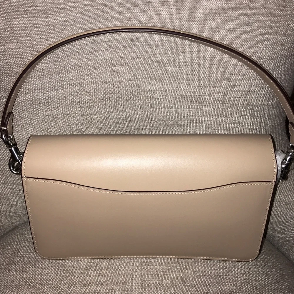 Coach Tabby 26 Signature Taupe/Silver Shoulder Bag - Picture 7 of 13